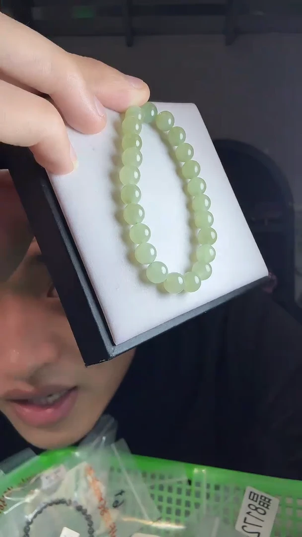 未镶嵌手链和田玉晶7948 约8mm