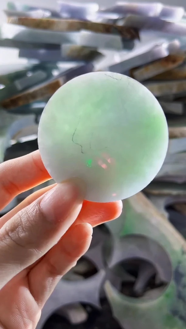 裸石翡翠缅甸翡翠A货陈34