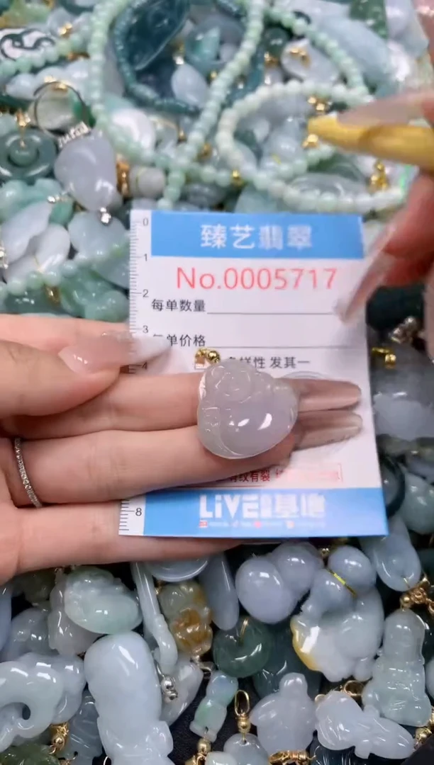 翡翠未镶嵌吊坠(不含链)5717