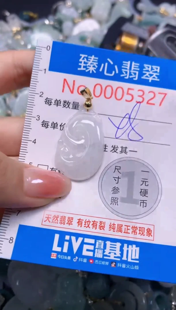 吊坠(不含链)未镶嵌翡翠5327