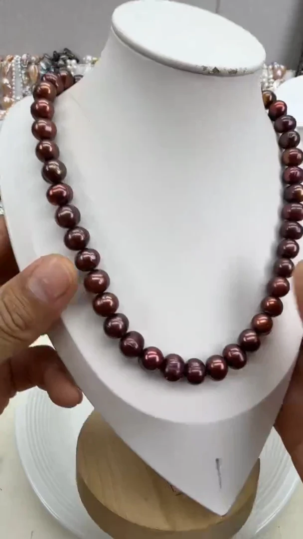 颈饰银S925镶嵌淡水珍珠1