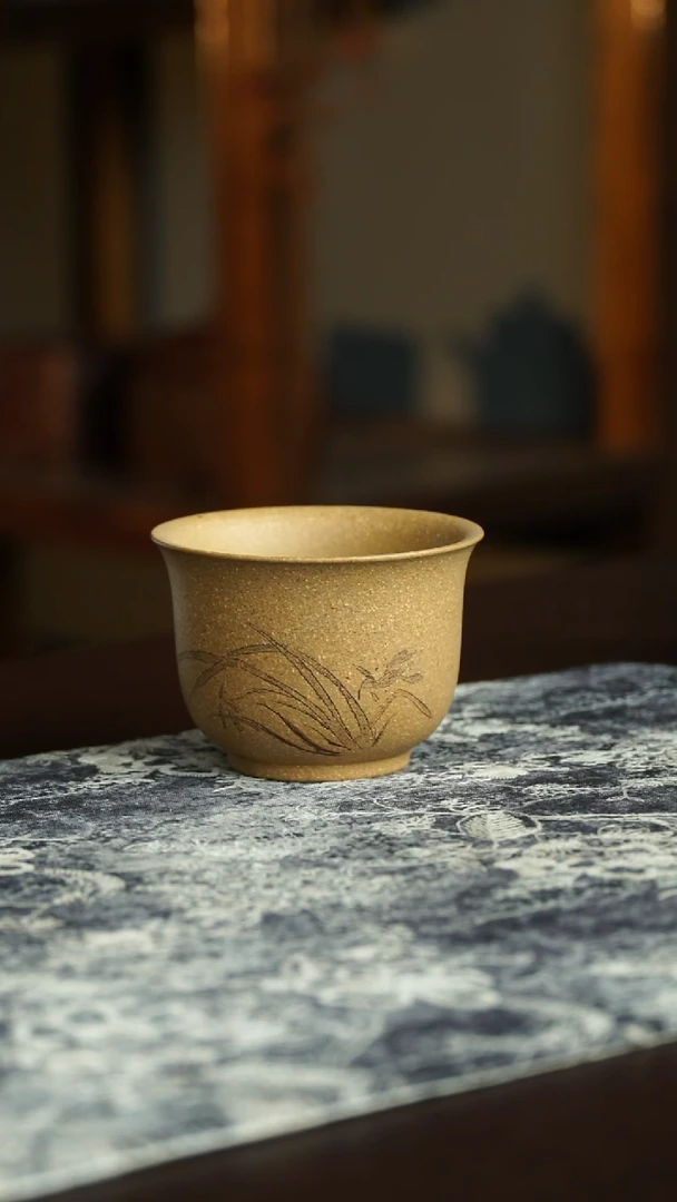 茶杯紫砂13号宜兴紫砂原矿作品