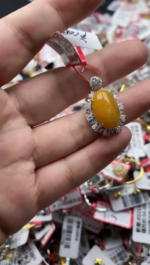 【闪购商品】翡翠戒指银S925镶嵌101010-10