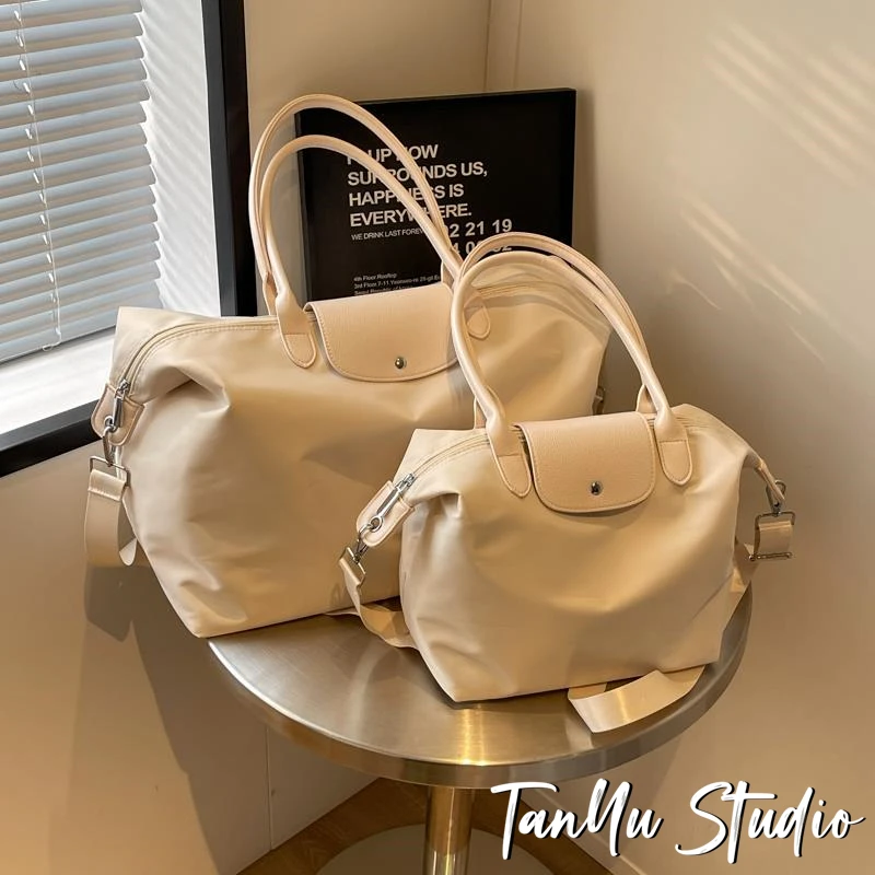 探屿复古托特包高级感包包新款通勤百搭单肩包大容量斜挎旅行袋女