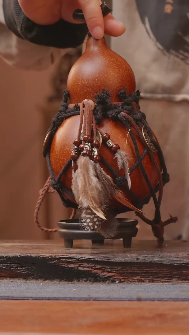 【闪购商品】117号精品大漆葫芦防腐防渗装水茶酒