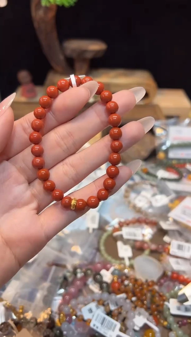 【闪购商品】玛瑙手饰18K金镶嵌手饰@@6930