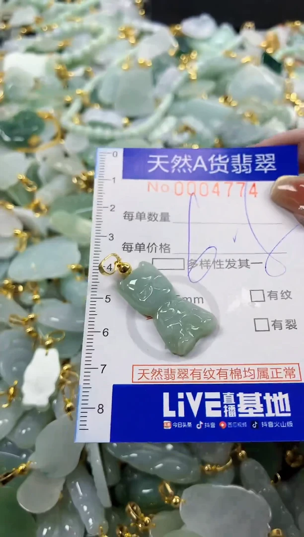 颈饰未镶嵌翡翠天然A货翡翠