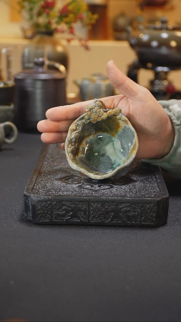 茶壶紫砂纯自然紫砂柴烧