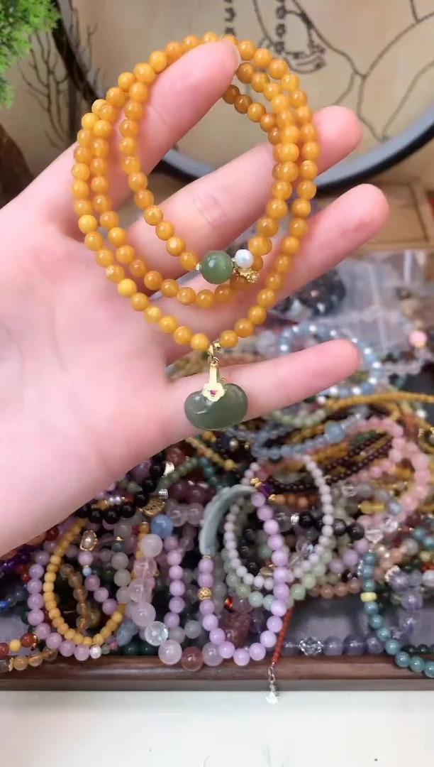 【闪购商品】蜜蜡手链未镶嵌170手串