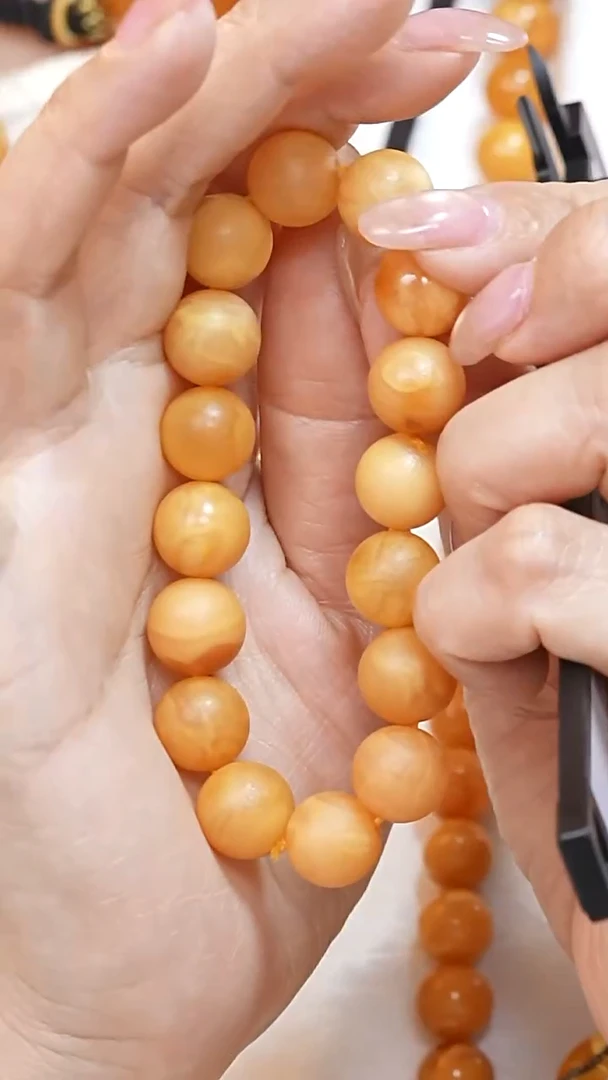 蜜蜡颈饰未镶嵌7130天然蜜蜡珠宝奇石云端妖孽全部保真