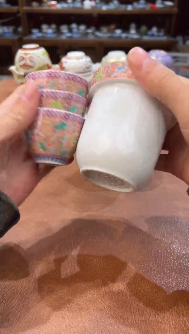 真的很便宜会开片的旅行茶具