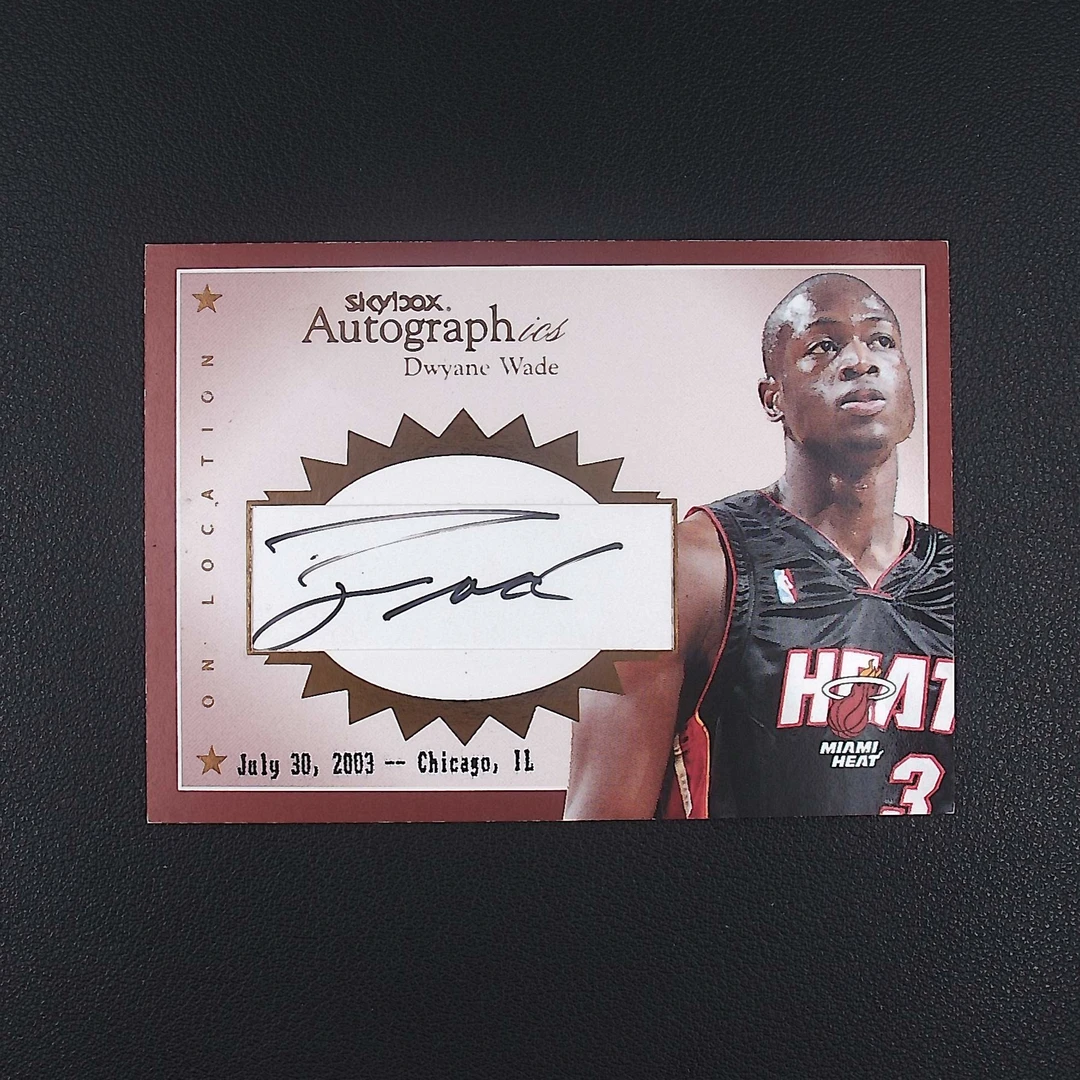 德怀恩韦德 99编 Autographs 帕尼尼NBA国宝手提签字球星卡