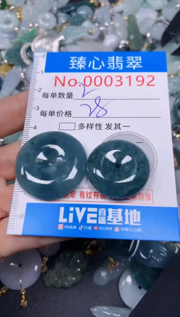 【闪购商品】翡翠颈饰未镶嵌含绳0003192