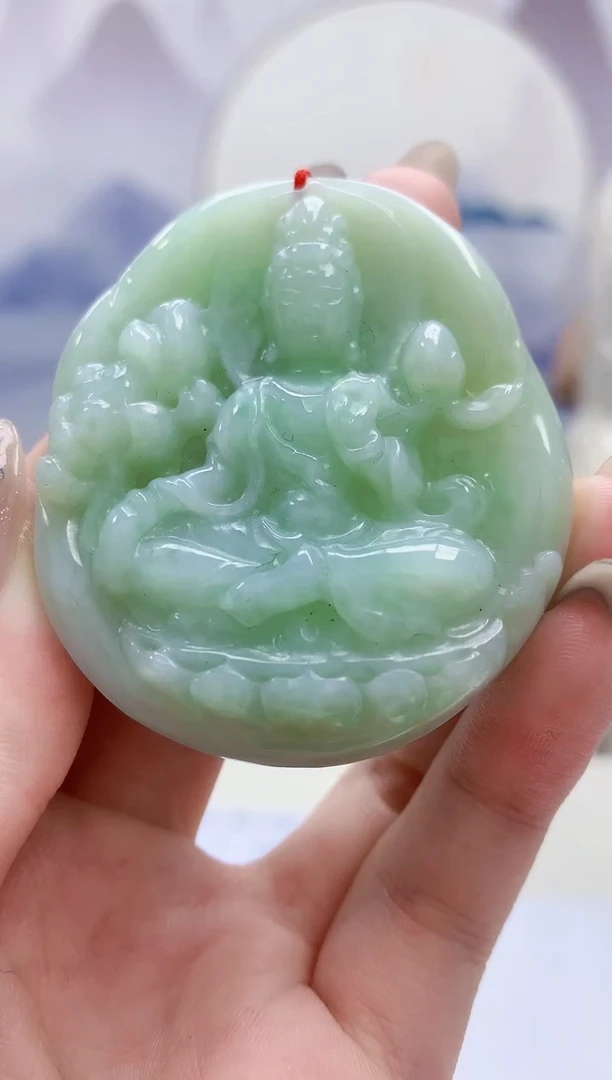 未镶嵌定制翡翠4812jw-毛货挂件84