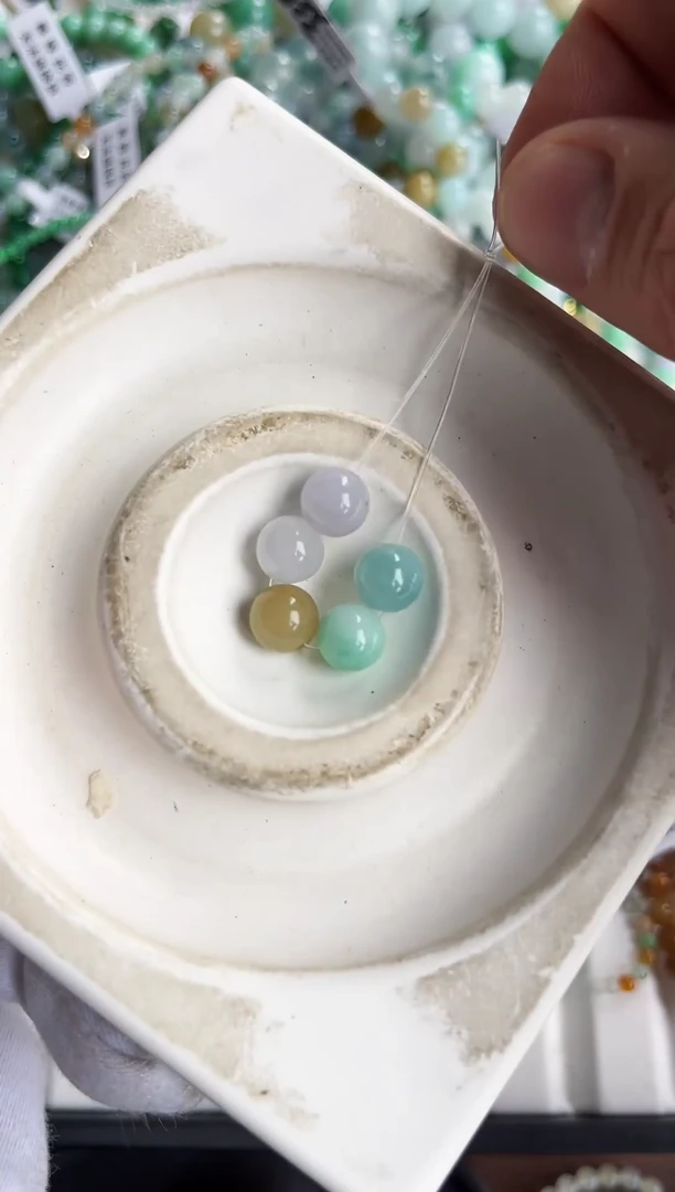 散珠翡翠翡翠散珠卡8  5颗