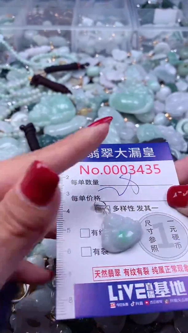 颈饰未镶嵌翡翠3435