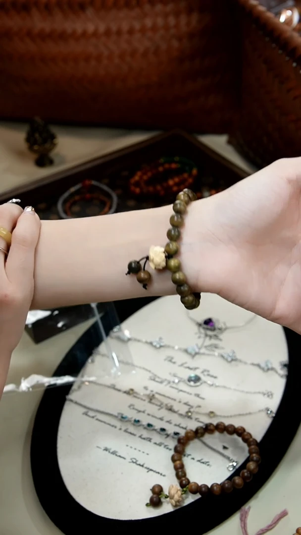 白玉菩提手串孤品手串-默认微瑕