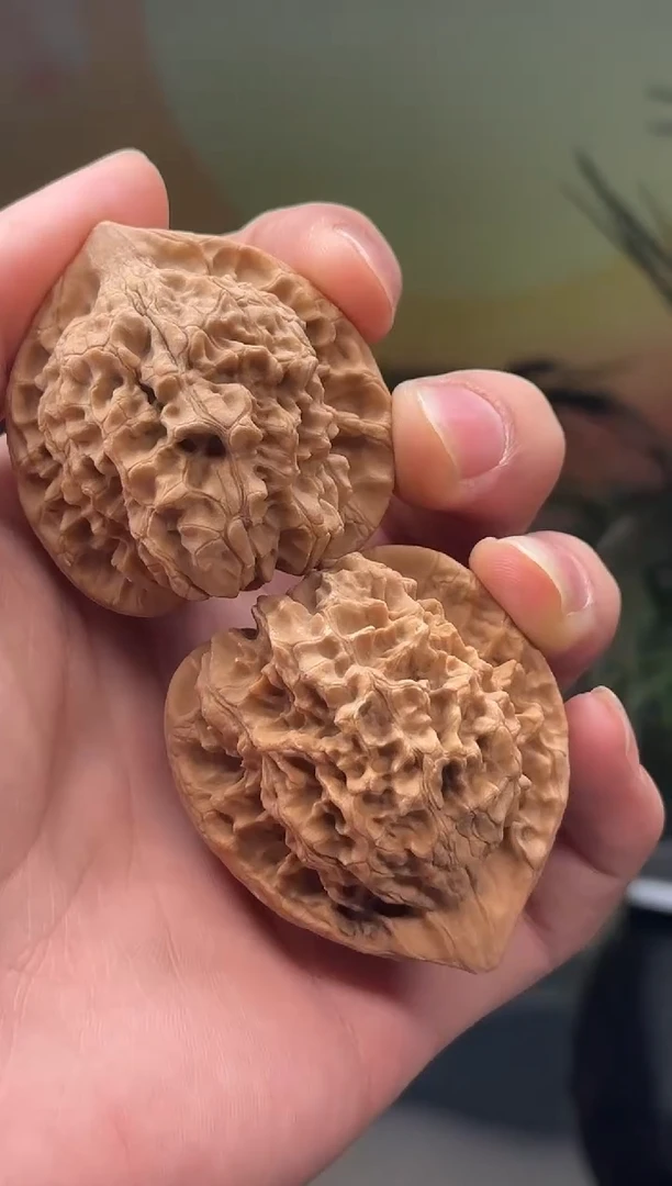 【闪购商品】文玩核桃把件大尺寸官帽核桃一对福利