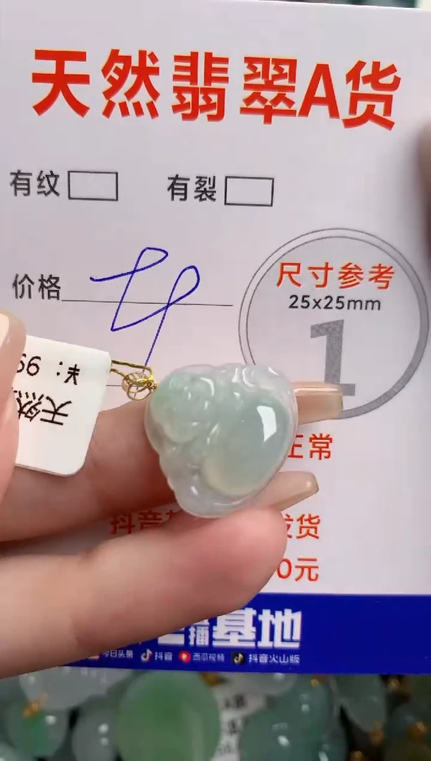 翡翠18K金镶嵌颈饰13003153