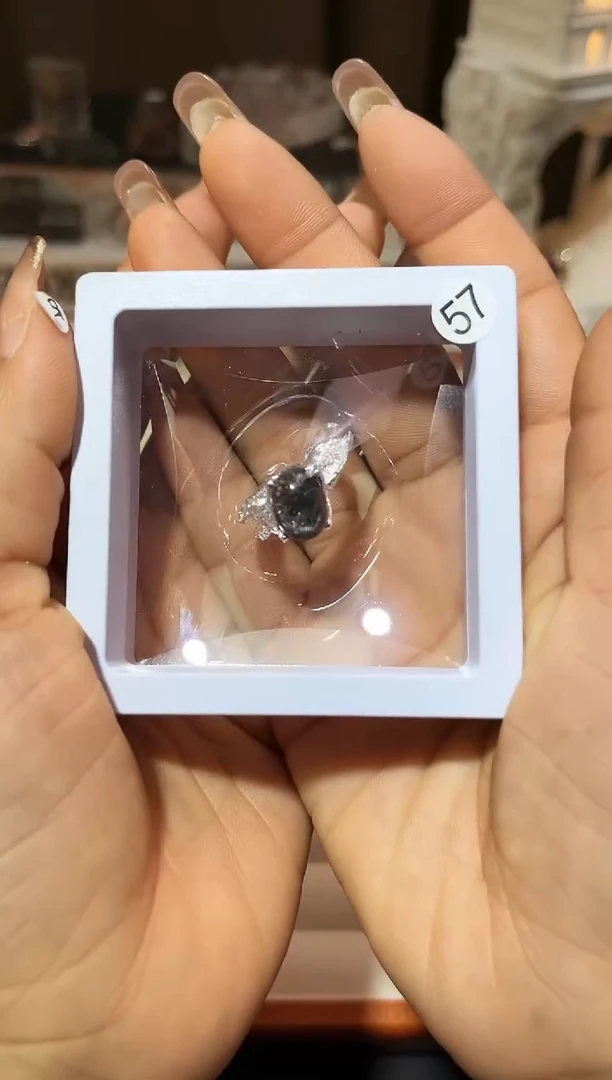 【闪购商品】水晶戒指银S925镶嵌定制