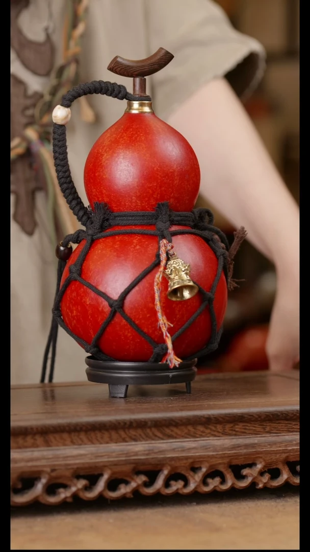 303号精品天然大漆酒葫芦一物一拍~