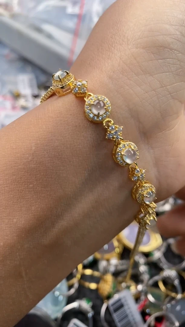 银S925镶嵌戒指翡翠777---9