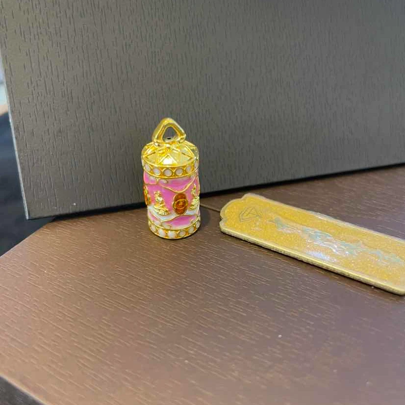 “三生万物”18k金转经筒