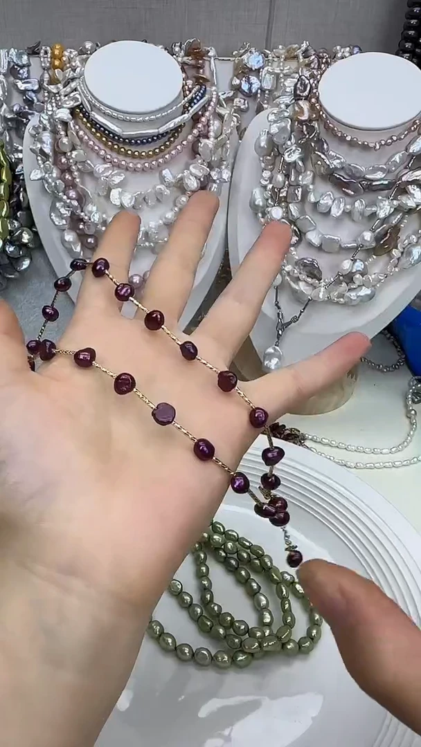 颈饰未镶嵌淡水珍珠1