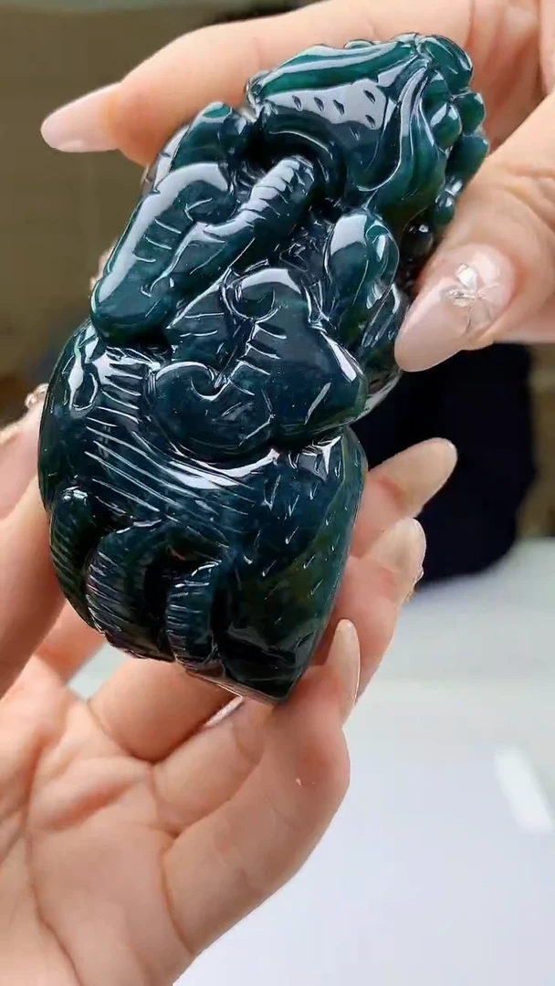 【闪购商品】定制翡翠未镶嵌4969ty-毛货挂件68