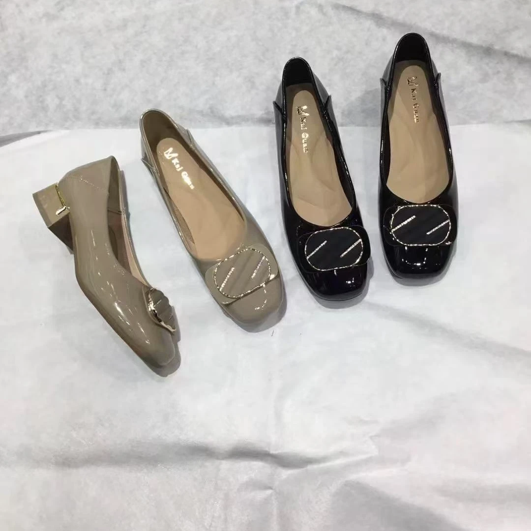 25001春季2025新款法式气质单鞋女软底低跟平底鞋