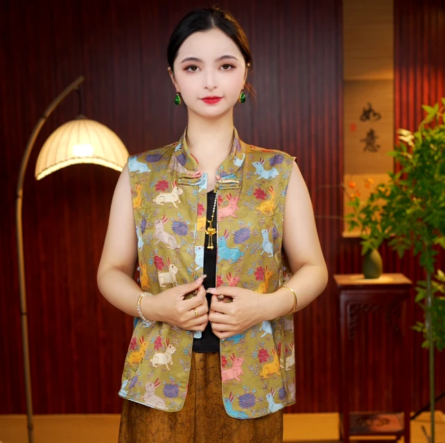 [玉兔] 柒夫人高定新中式国风马甲