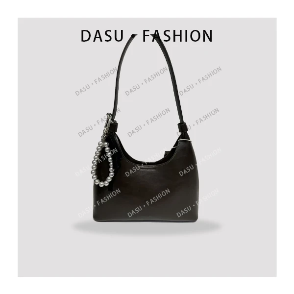 【苏总专属】QYX-81080-3-巧克力奢女士时尚气质小众腋下包斜挎包