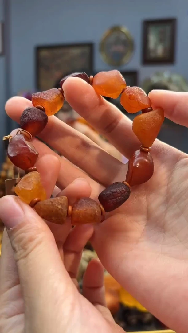 手串琥珀未镶嵌手串