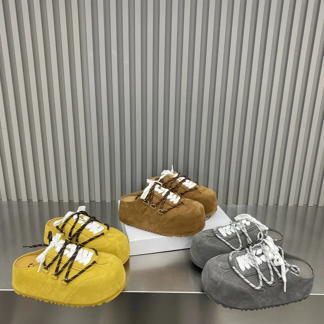 厚底勃肯鞋包头半拖鞋女孩子2025春秋季外穿小个子一脚蹬百搭勃肯