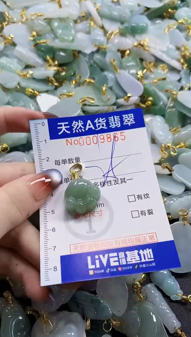 颈饰未镶嵌翡翠天然A货翡翠