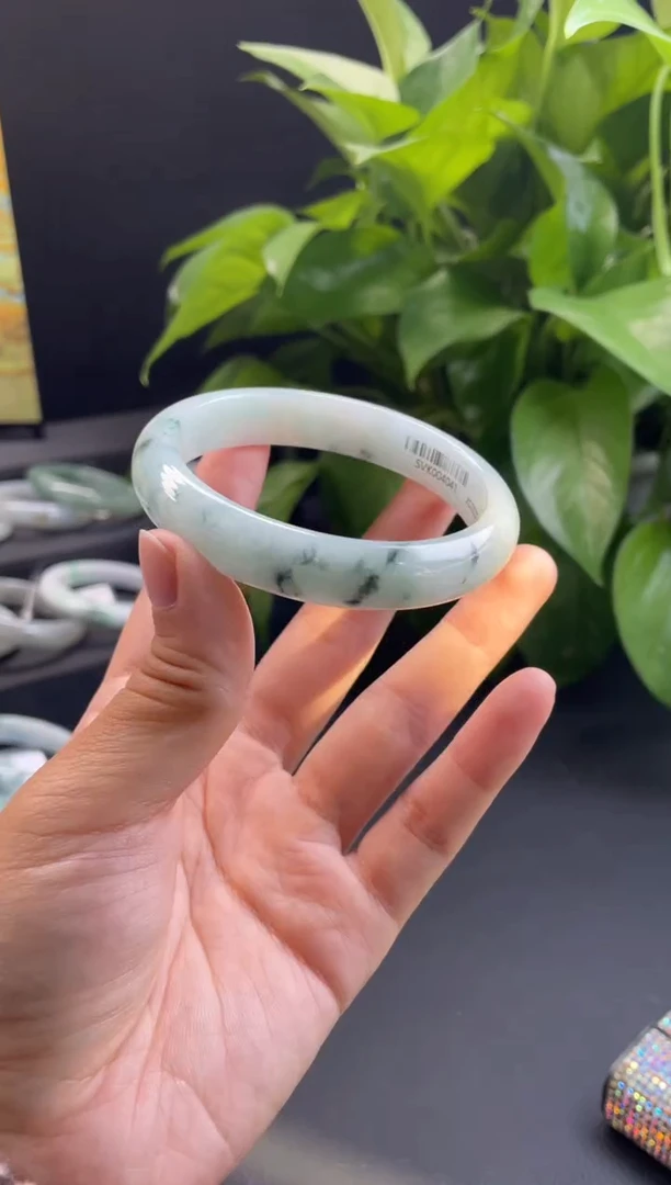 未镶嵌翡翠定制翡翠30#天然缅甸A货翡翠手镯57-59圈口