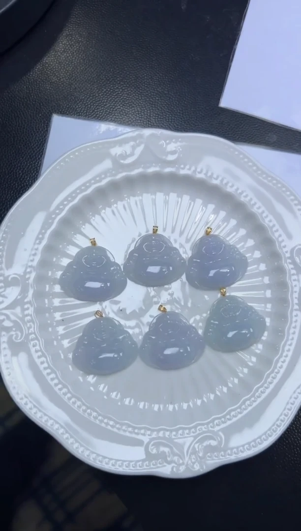 翡翠18K金镶嵌颈饰多样性发一件/2