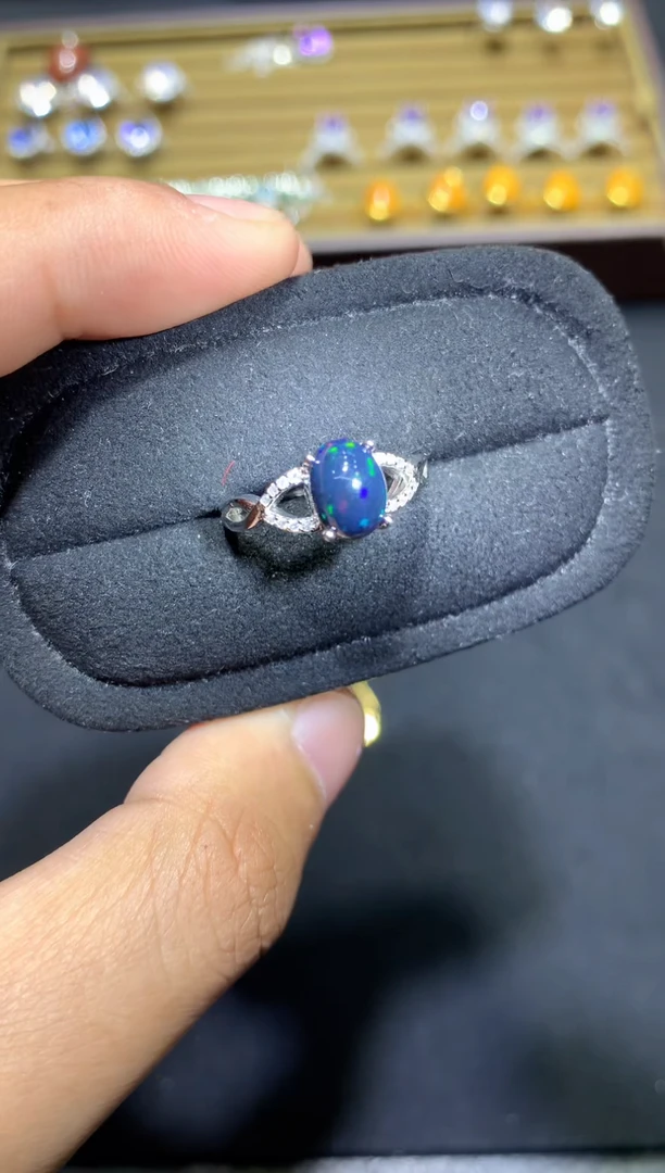 未镶嵌欧泊戒指Y78【多样性发其一】