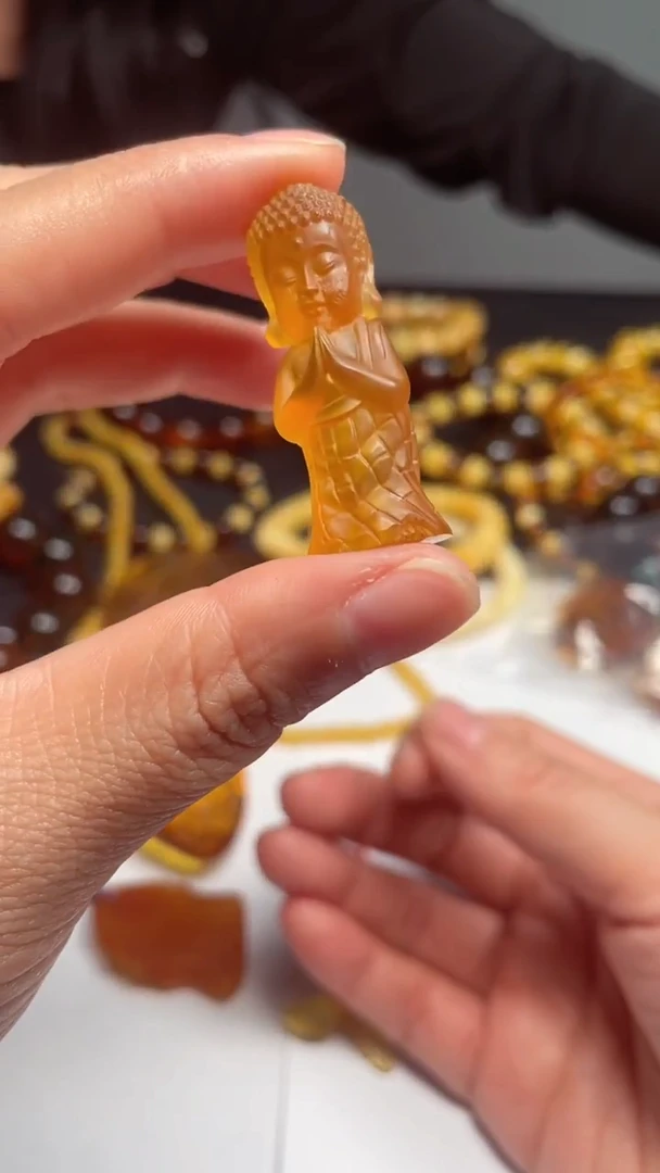 裸石琥珀未镶嵌天然琥珀蜜蠟A貨