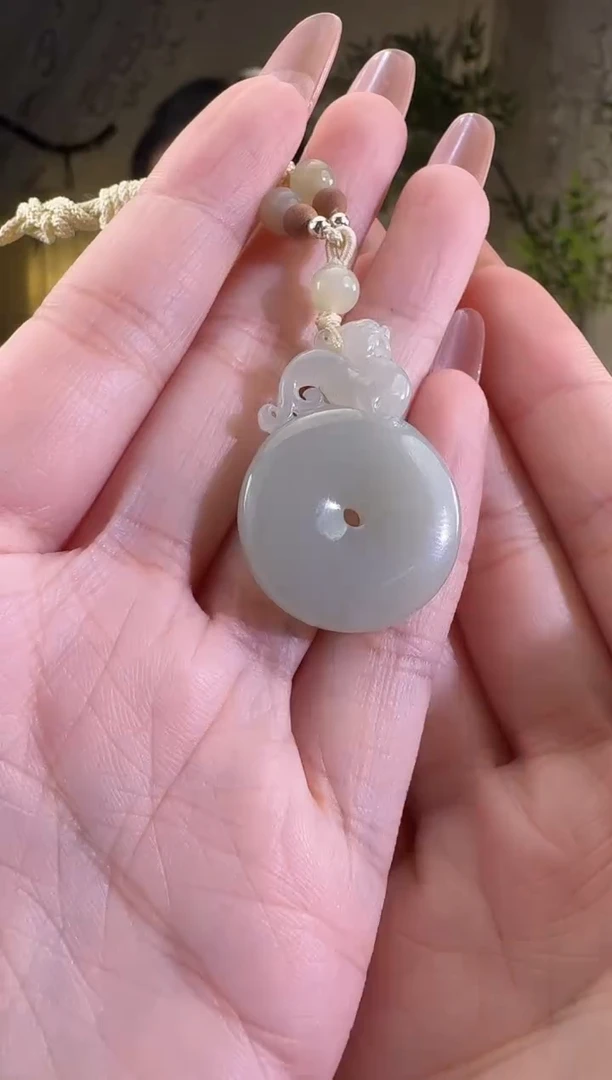 【闪购商品】和田玉颈饰未镶嵌貔貅牌头平安扣