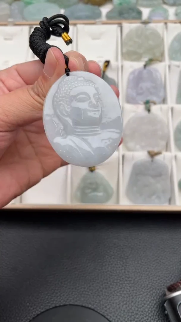 颈饰未镶嵌翡翠天然缅甸翡翠A货340