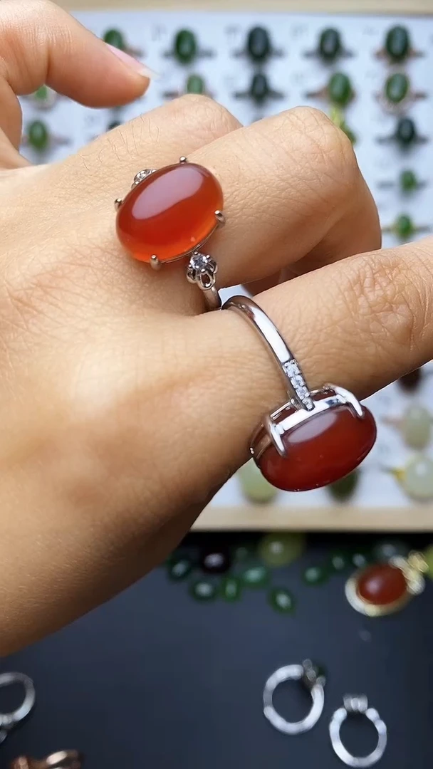【闪购商品】南红玛瑙戒指未镶嵌1