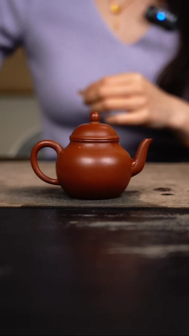 茶壶紫砂老朱泥宫灯