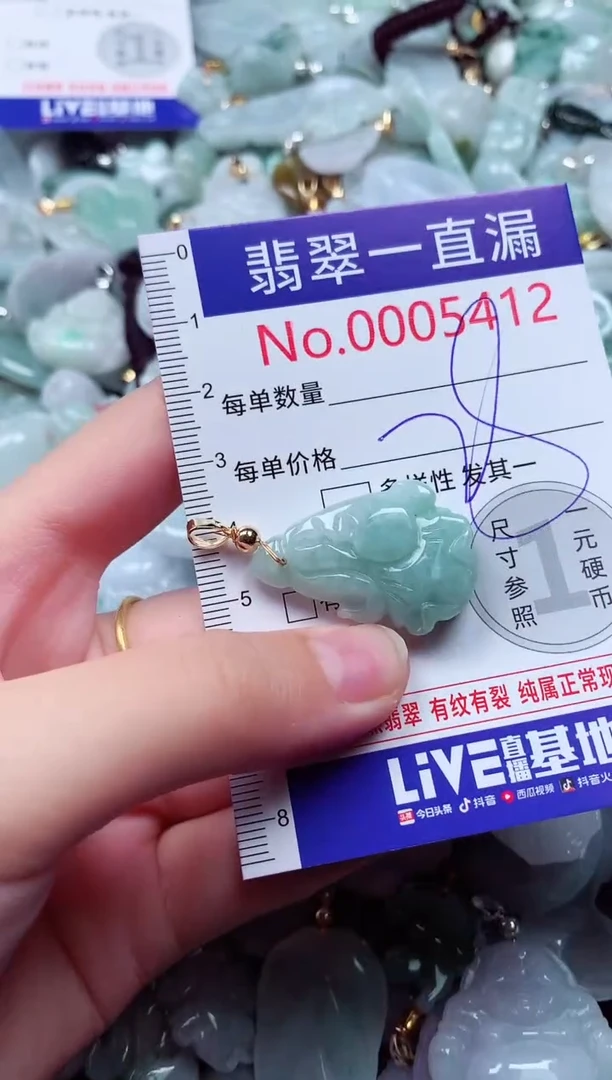 吊坠(不含链)未镶嵌翡翠5412