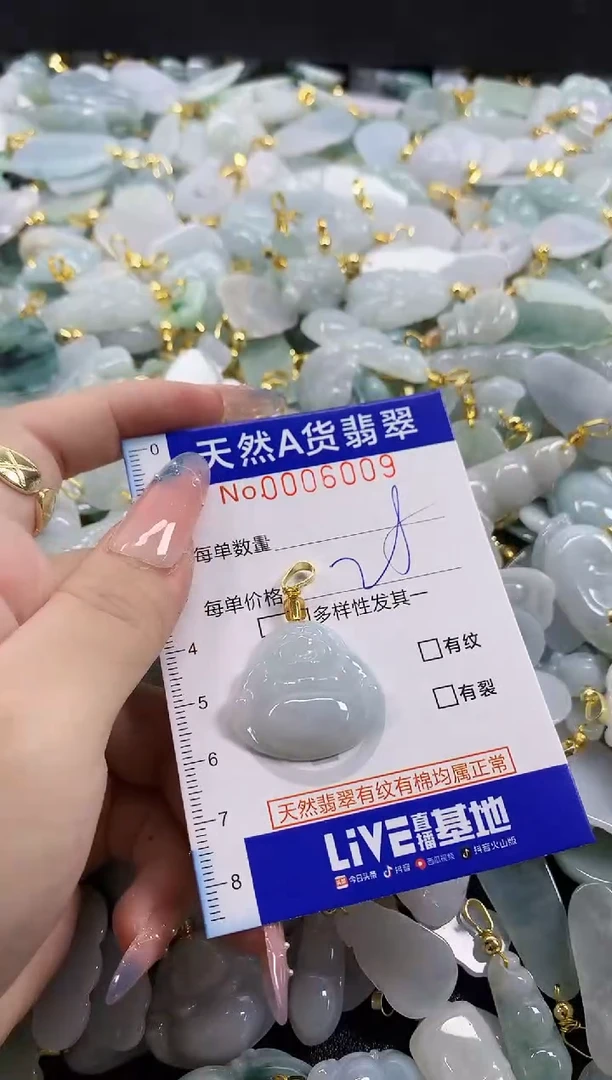 颈饰未镶嵌翡翠天然A货翡翠