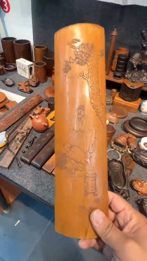 【闪购商品】贡木木艺竹子臂搁木木木