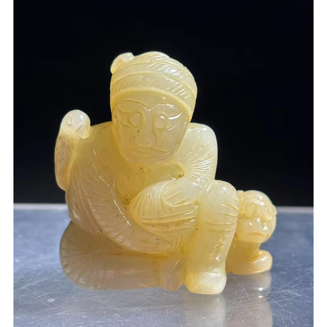 库出/清/和田玉捕鱼人/122660015