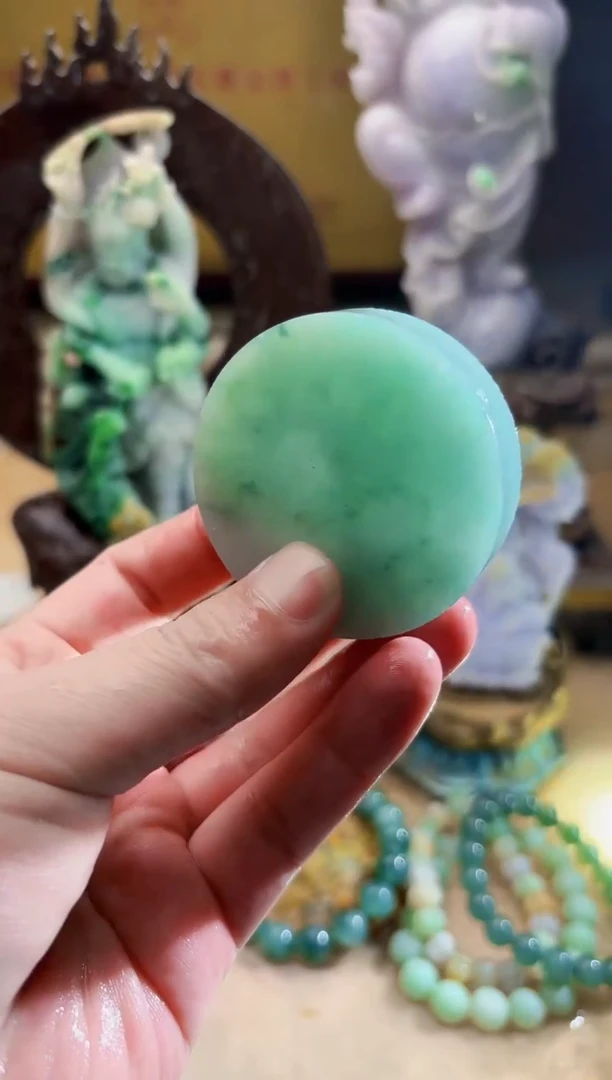 未镶嵌挂件翡翠A货张麦9816