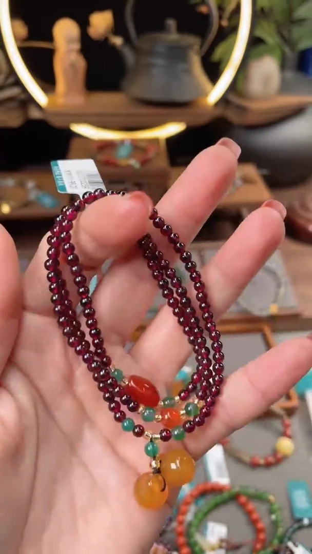 【闪购商品】石榴石手链未镶嵌@@B022E00259