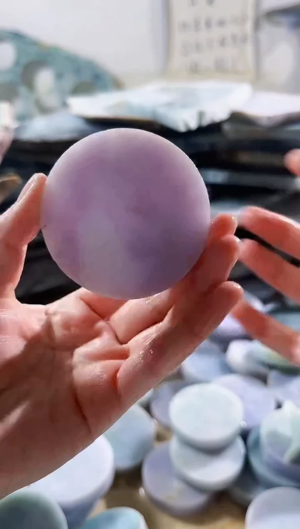 翡翠散珠缅甸翡翠A货柠484